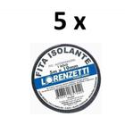Rolo Fita Isolante Lorenzetti Legrand 5m x 19mm AG05 Anti-chamas - 5 unidades
