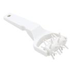 Rolo Furador para massas e pasta americana 22x6,8cm Plástico branco