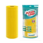 Rolo Pano Amarelo Multiuso Flashlimp C/25Pcs - FLP4533