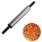 Rolo Para Abrir Pizza Massas Profissional 35cm Cromado - Malta