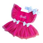 Vestido infantil Xadrez Rosa e Branco Barbie Girl P03 - Maria - Vestido  Infantil - Magazine Luiza