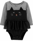 Romper Infantil menina Gatinho Preto Halloween Carter s