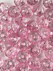 Rondela Cristal Acrílico/Rosa transp. 6mm aprox.420peças 50g - La Mode Arte e Criação