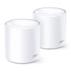 Roteador TP-Link Deco Mesh X20 Wi-Fi 6, AX1800, 5 GHz, WAN/LAN Gigabit, 2 Antenas Internas, 2 Peças, Branco - DECO X20(2-PACK)