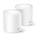 Roteador TP-Link Deco X50, AX3000, WiFi 6, 2402 Mbps, 2 Antenas Internas, Branco - Deco X50(2-pack)