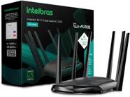 Roteador Wi-Fi 5 Wi-Force W5-2100G Preto Intelbras 6 Antenas Preto