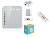 Roteador wi-fi tp-link tl-mr3020 3/4g + mini modem 4g desbloqueado