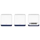 Roteador Wireless Mercusys Halo H50G - 1300/600MBPS - 3 Unidades - Branco