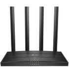 Roteador Wireless TP-Link Archer C6 AC1300 V4.0 400 MBPS Em 2.4GHZ + 867 MBPS Em 5GHZ - Preto