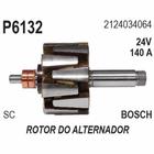 ROTOR ALTERNADOR para ONIBUS EIXO CURTO SEM CHAVETA 140 AMP