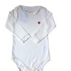 Roupa Bebê Body Manga Longa Algodão Malha Macacão Macio E Confortável