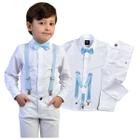 Roupa Bebê Menino Infantil Apresentação - Batizado - Festa