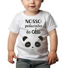 Roupa Body Bebê Manga Curta Estampado nosso pedacinho céu