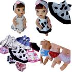 Roupa Boneca Baby Alive Kit C/8 Peças Variadas Pronta Entrega - mundo floral