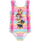 Roupa de banho de uma peça Paw Patrol Little Girls rosa tamanho 6