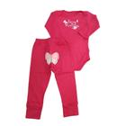 Roupa de Bebê Body e Calça Mijão algodão 2 peças Kiko Baby