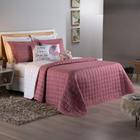 Roupa De Cama Casal Dupla Face Colcha Cobre Leito Bouti 8 Peças Premium com Almofadas Decorativa