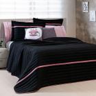 Roupa de Cama Colcha Cobre Leito Queen 5 Pçs Inove