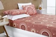 roupa de cama de casal lençol casal padrão micropercal lençol com elástico + fronhas