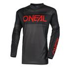 Roupa de corrida Jersey O'Neal Element para adultos preta/cinza/vermelha 4XL