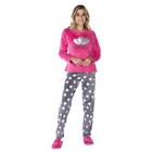 Roupa De Dormir Juvenil Pijama De Frio Feminino Quentinho