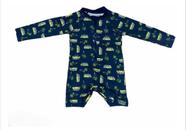 Roupa De Praia/piscina Bebe Menino Macacao Uv50 Grow Up