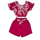 Roupa De Verão Infantil Conjunto Modinha Kids Estilo Adulto