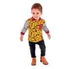 Roupa Festa Junina Menino Bebe Camisa Xadrez de Frio