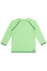 Roupa Infantil Conjunto Masculino Praia Lucboo Camiseta Verde Neon Sunga Dino Estiloso Confortável