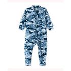 Roupa Infantil Macacão Macaquinho Pijama Longo Comprido Com Botão Tigre Pingo Lele Azul