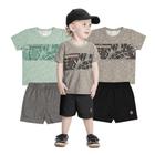 Roupa Infantil Masculina Conjunto Camiseta Bermuda da Elian