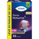 Roupa Íntima Adulto Tena Noturna Pants G/EG com 32 unidades