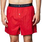 Roupa íntima boxers de tecido Tommy Hilfiger para homens vermelha XXL