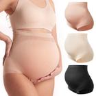 Roupa Íntima de Maternidade Momcozy - Cintura Alta com Suporte - Pacote com 3