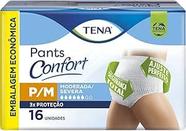 Roupa Íntima Descartável Tena Pants Confort Unissex P/M Absorção Moderada a Intensa 16 unidades