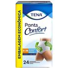 Roupa Íntima Descartável Tena Pants Confort Unissex - Tam P/M - 24 Unidades