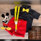 Roupa Menino Infantil Mickey Festa Aniversário