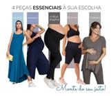 Roupa P/ Grávida Gestante Escolha 4 Peças Direto Da Fábrica