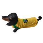 Roupa Para Cachorro Tema Brasil Com Uma Imagem De Bola Termocolante Tamanho GG