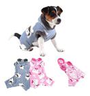 Roupa Pet Pijama Macacão Fleece Cachorro Quentinho Frio Pickorruchos - Pequeno