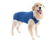 Roupa Pós Cirúrgica Para Cachorro Machos Fêmeas Tamanho 6 - Azul - Pet Med