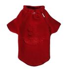 Roupa Roupinha Blusao Outono Inverno Quentinha Pescoço Largo Cachorro Gato Pet Vermelho Soft Picko Pickorruchos - G