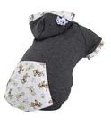 Roupa Roupinha Pijama Moletom Baby Pet Outono Inverno Capuz Cachorro Gato Pickorruchos - Médio