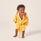 Roupão de Banho C/Capuz Bebê Infantil Felpa Aveludada 100% Algodão Baby Joy