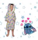 Roupão De Banho Infantil Stitch Menino Menina Piscina Praia