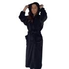 Roupão de microfibra fleece - com capuz - Drozzy 