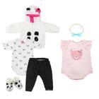 Roupas para bonecas Reborn Baby Doll Kaydora para bonecas de 40-50 cm, 2 conjuntos