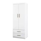 Roupeiro Chiara 2 Portas Branco Em Mdp- Phoenix Baby