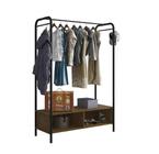 Roupeiro Closet Modulado Milão Demolição/Preto - ARTEFAMOL 9017