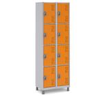 Roupeiro de Aço com 8 Portas Espaço Organizado